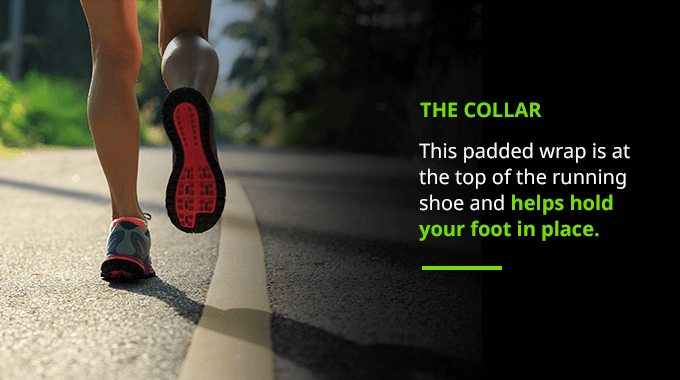 running shoe collar