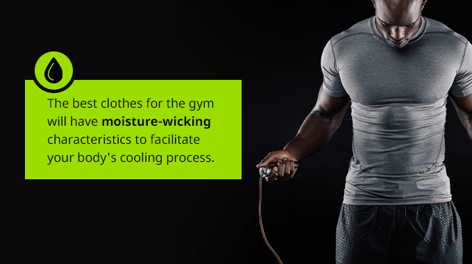 Wicking workout hotsell clothes