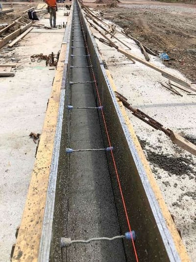 Concrete Forms with Snap Ties