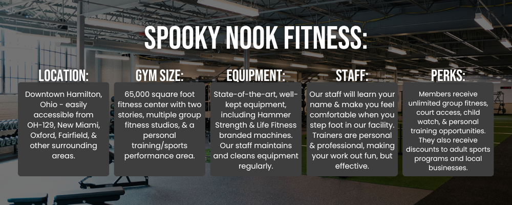 Spooky Nook Fitness Perks