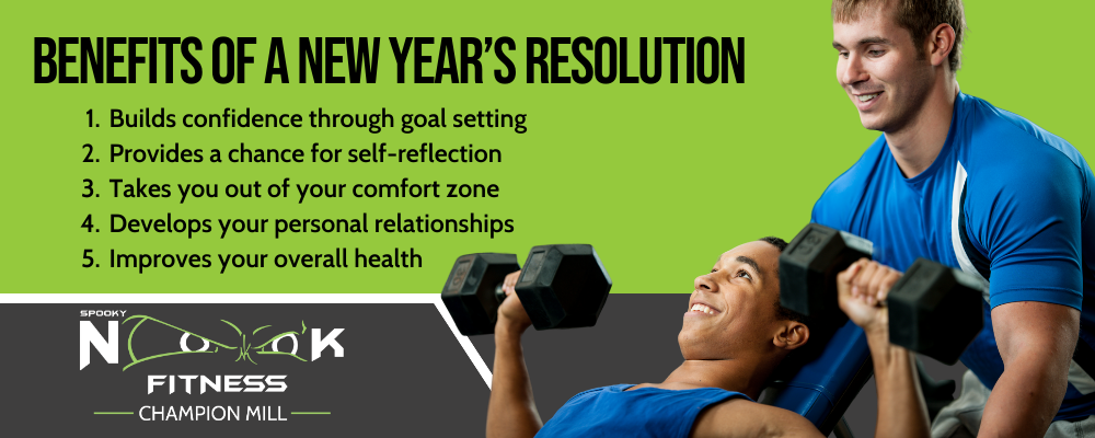 benefits new years resolution health gym