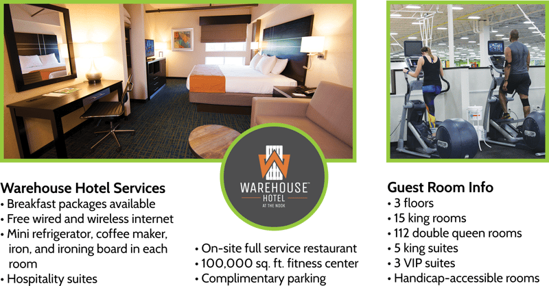 Warehouse Hotel at Spooky Nook