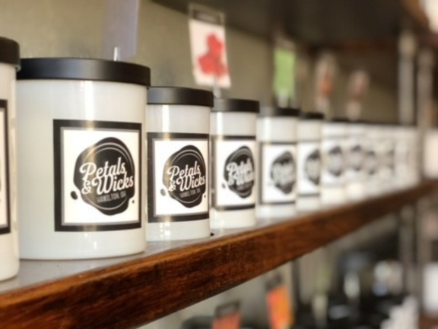 petals & wicks candles