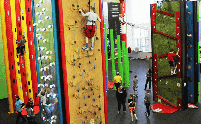 Clip 'N Climb at Spooky Nook Sports