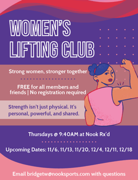 women lifting club