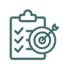 agenda schedule green icon