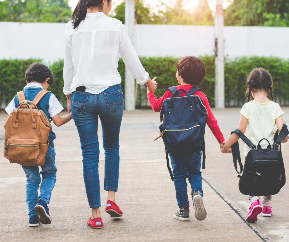 Back to school family
