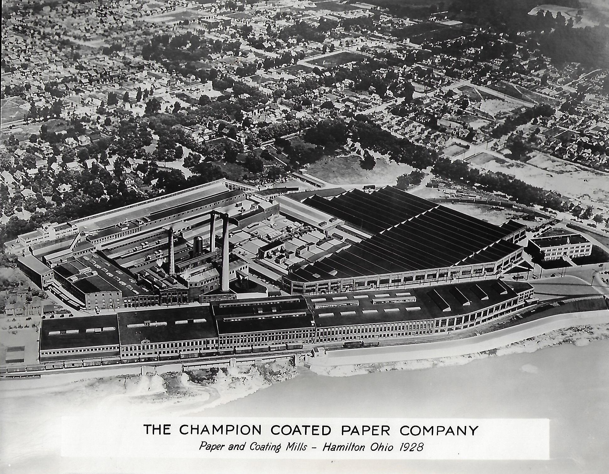 Historic Champion Coated Paper Company in Hamilton, Ohio