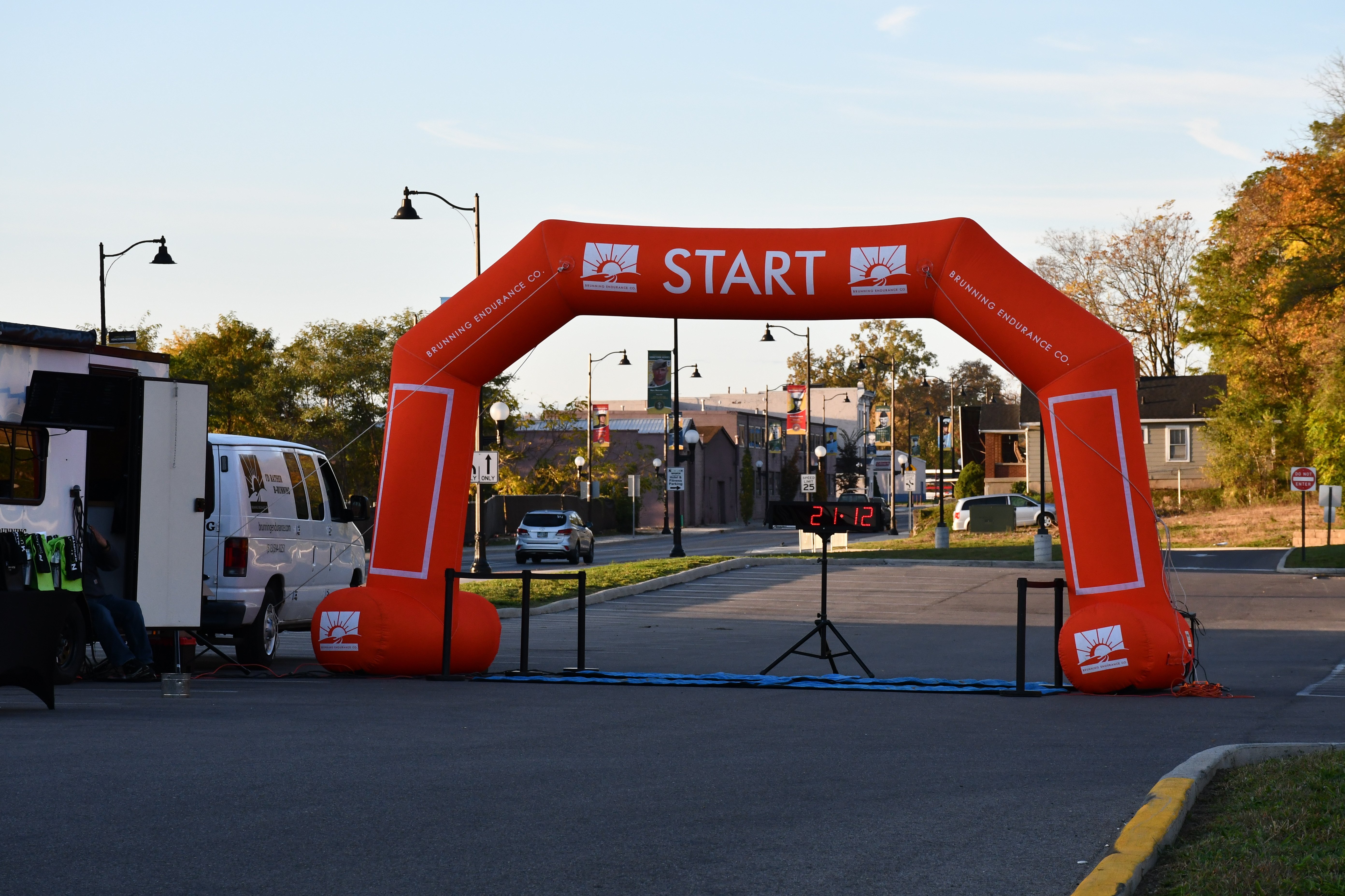 5k Race Starting Line Outside
