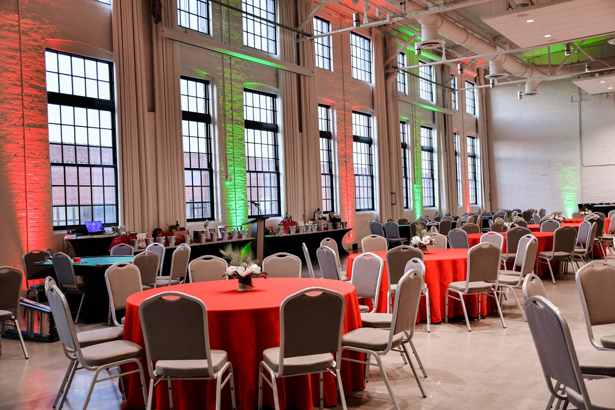Holiday Party Decorations Red and Green