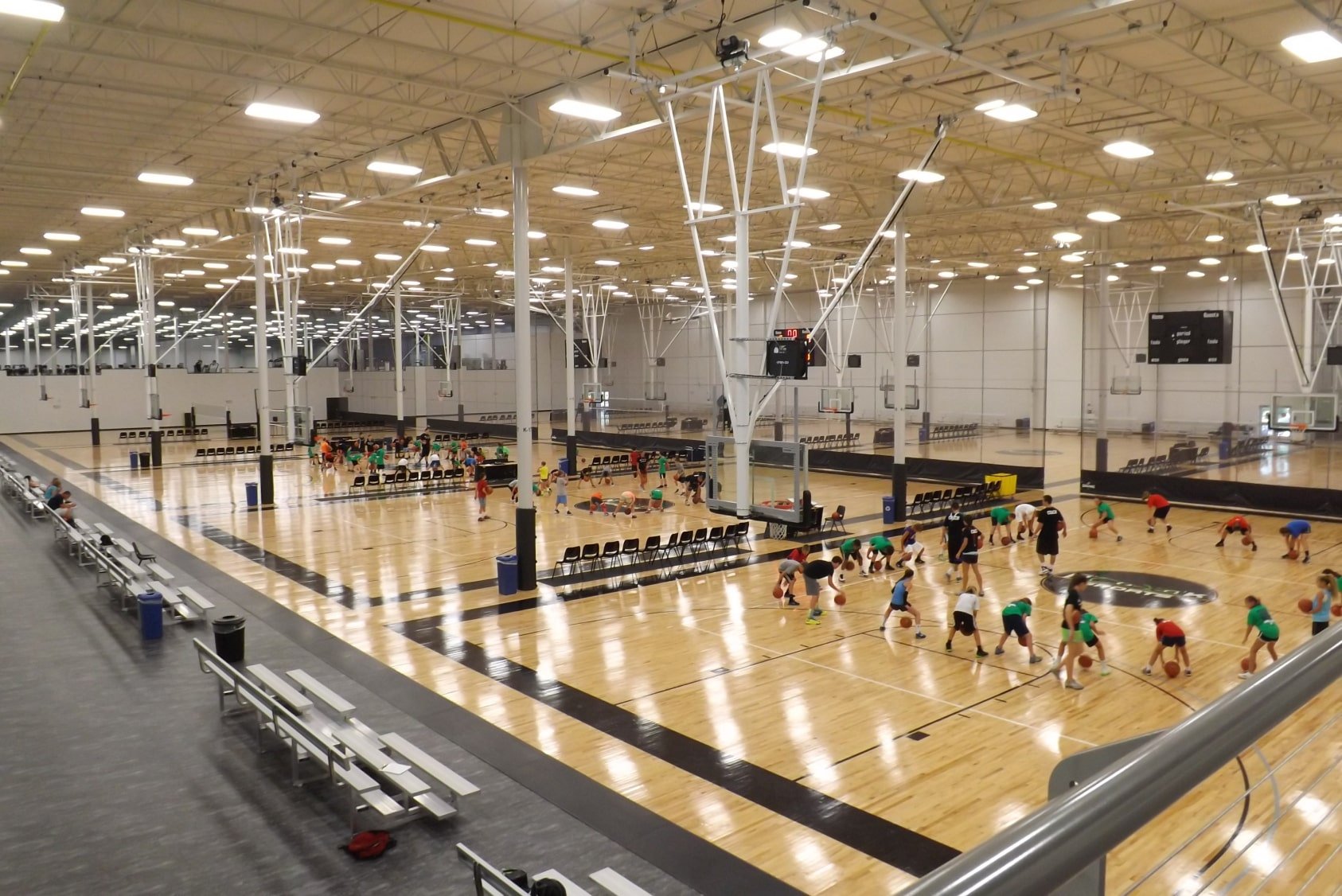 Basketball-Volleyball Courts