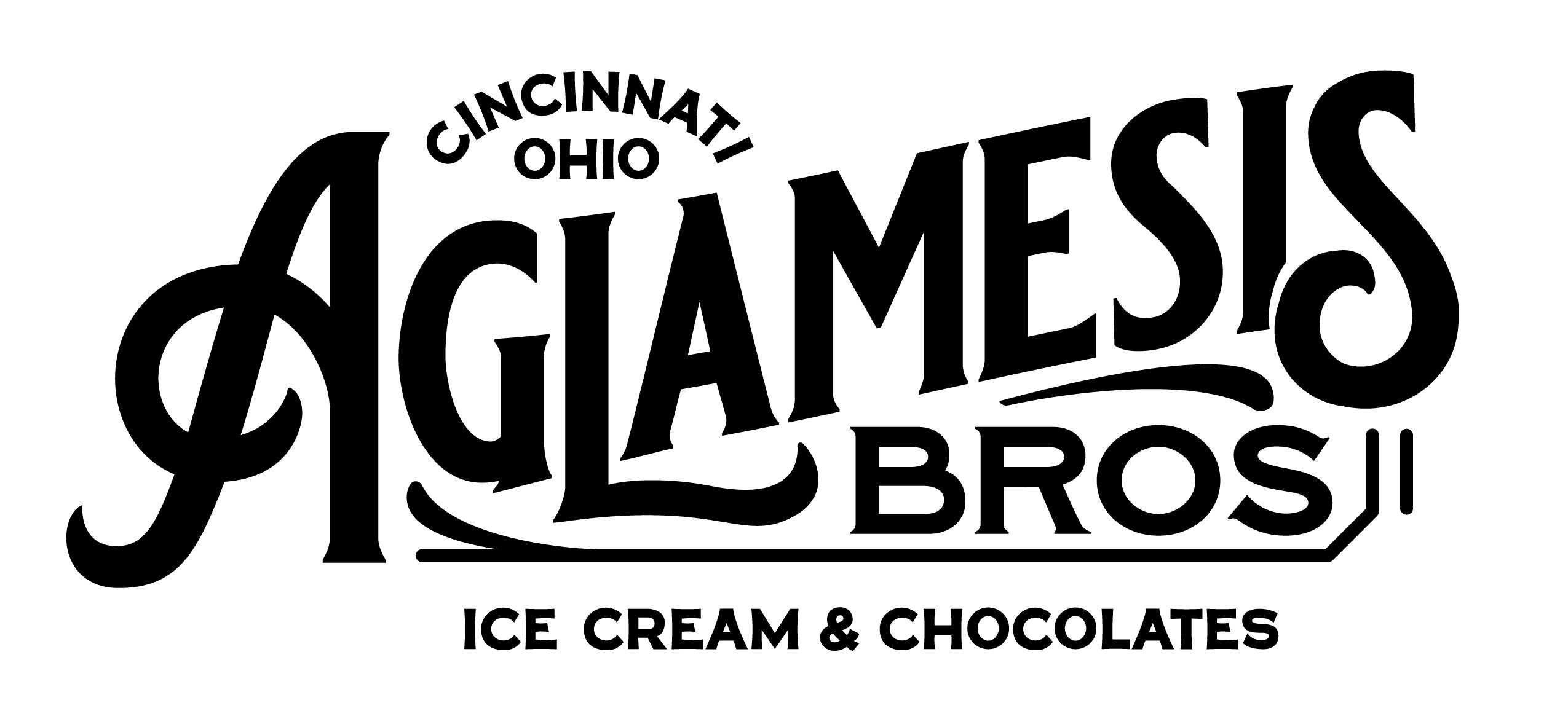 P1_Aglamesis_BlackLogoDescriptor_OneColor