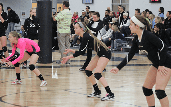 girls volleyball tournament inside Spooky Nook Sports Complex in Manheim, PA