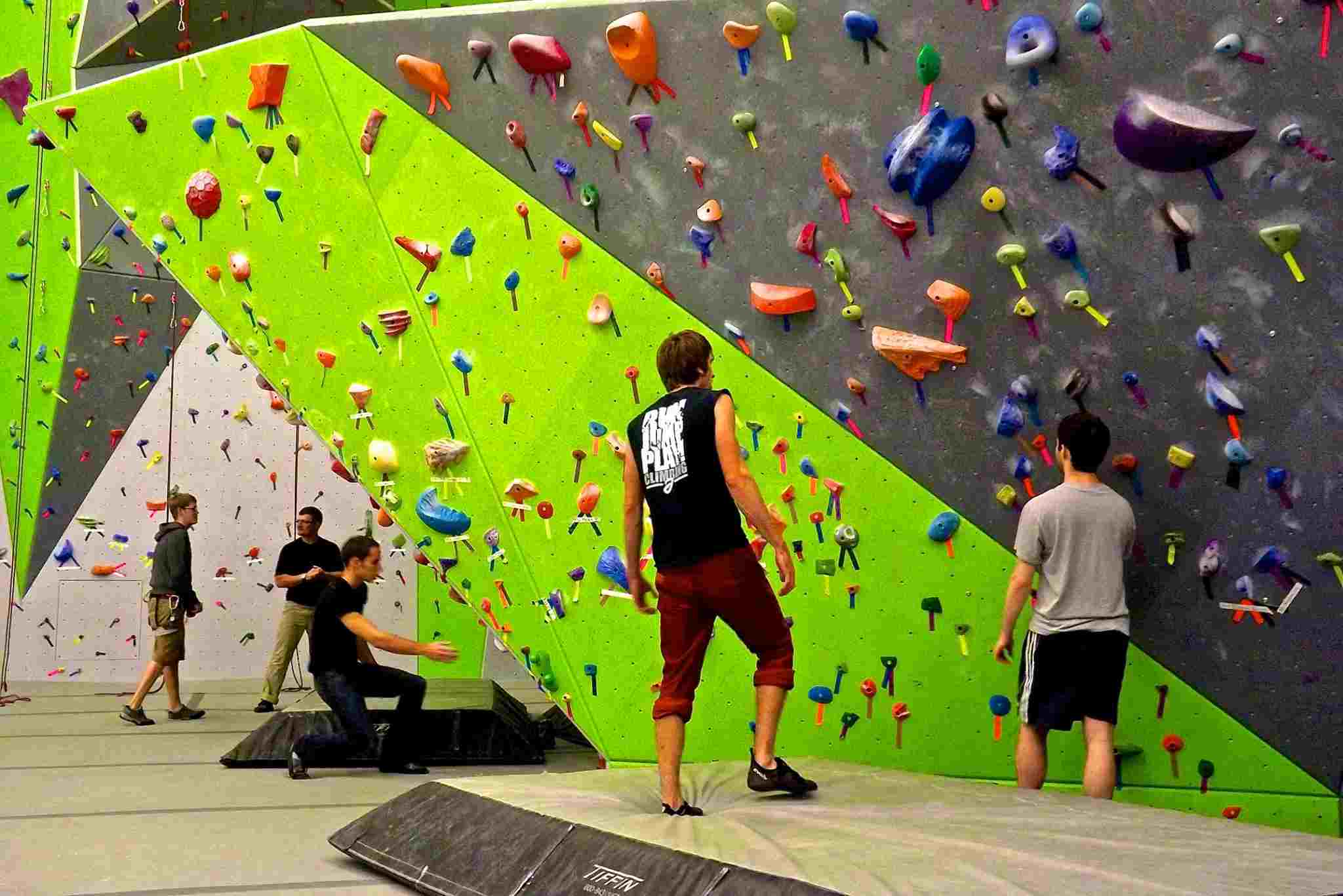 Rock Wall Climbing Gym Premier Climbing Center 30 Foot Walls