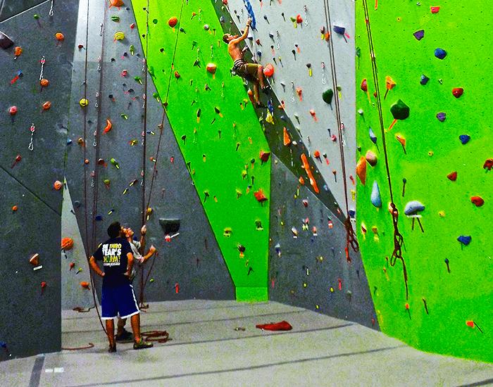 Rock Wall Climbing Gym Premier Climbing Center 30 Foot Walls