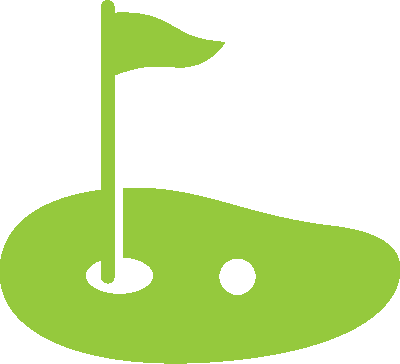 mini golf icon-green